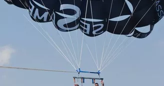 Parachute ascentionnel duo